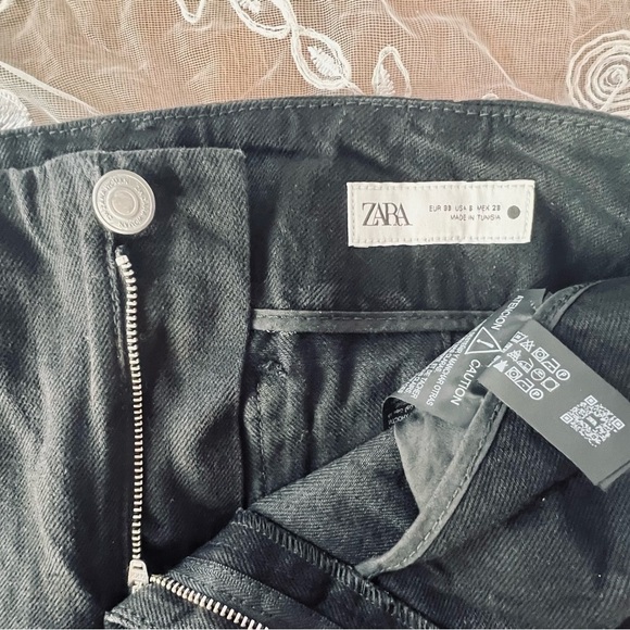 Zara SZ 6 Black Wide Legged Trousers - Picture 2 of 14